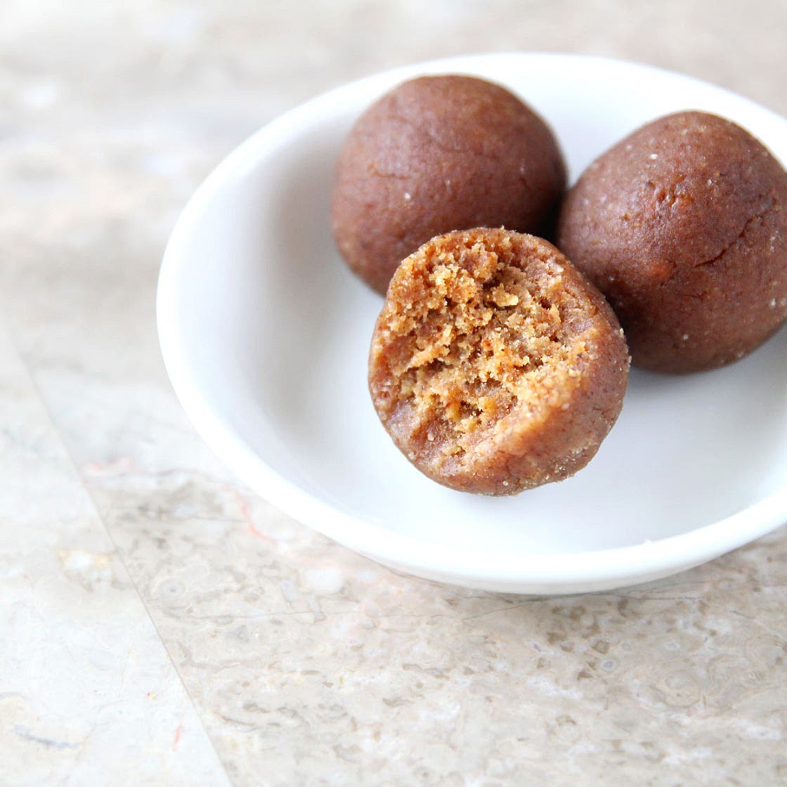 Almond Butter Banana Protein Balls