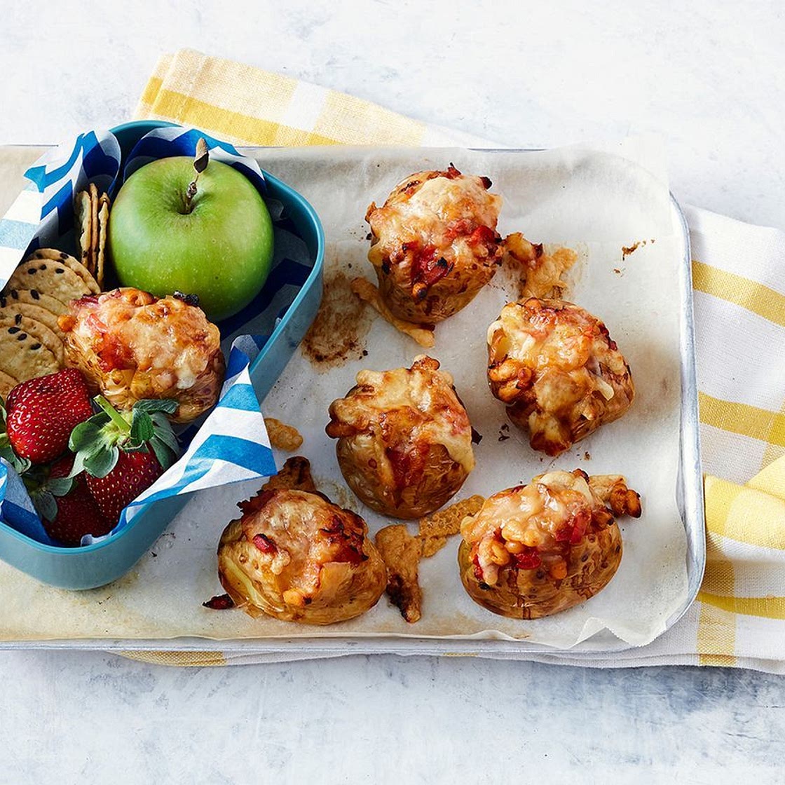 Beany baked potatoes