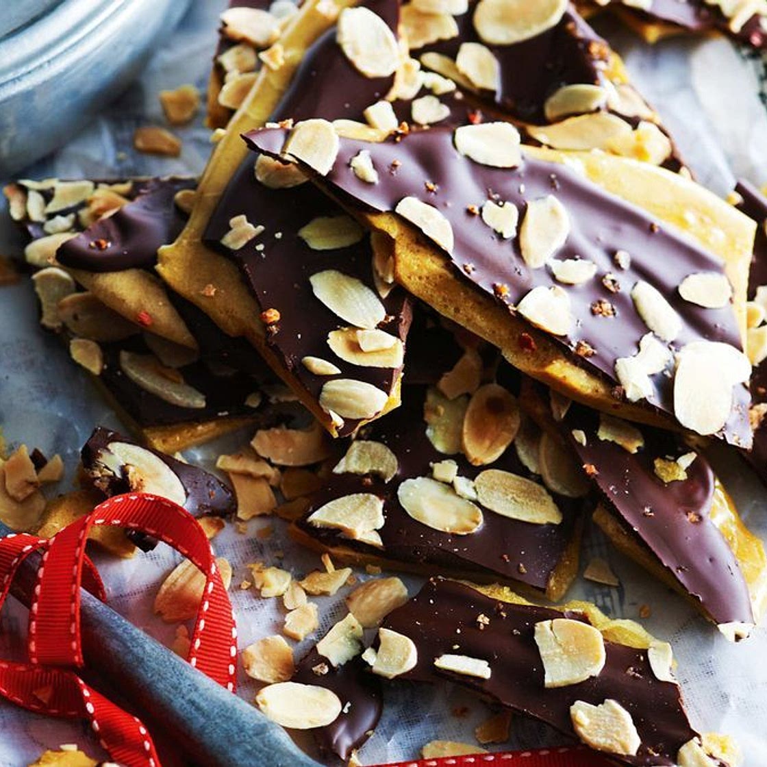 Chilli salted chocolate and ginger honeycomb