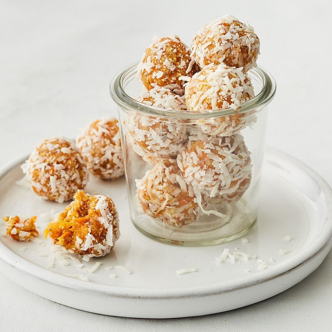 Nut-free apricot bliss balls