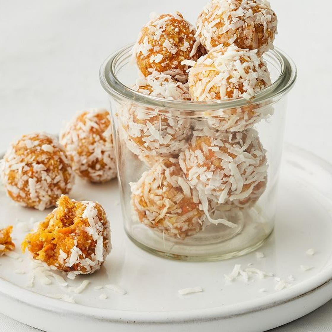 Nut-free apricot bliss balls