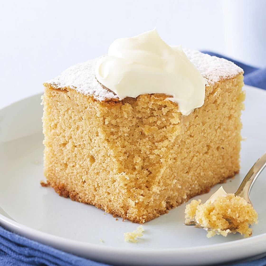 Butterscotch almond cake