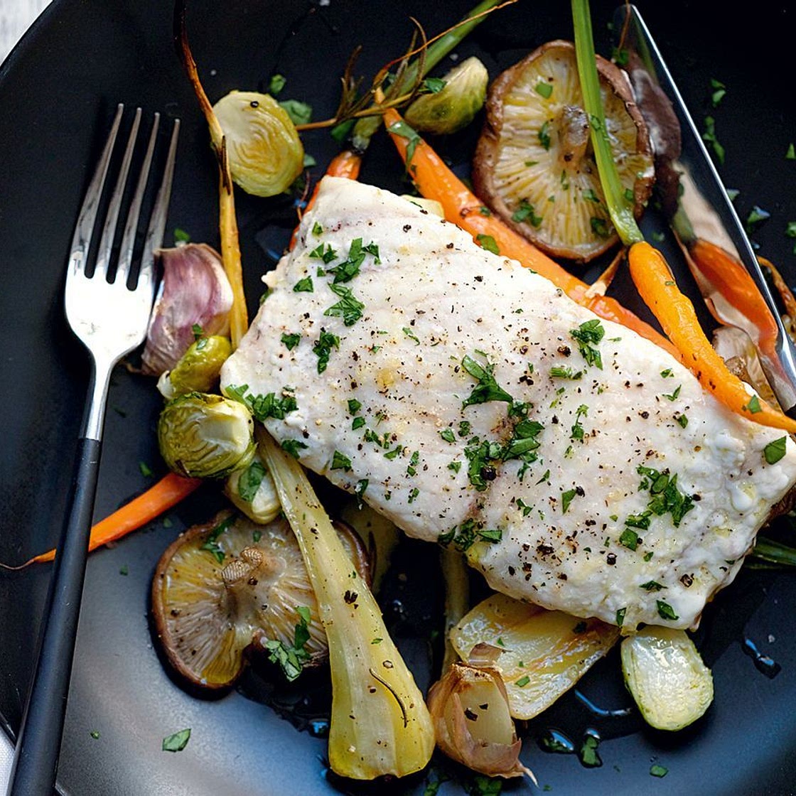 Sunday roast fish