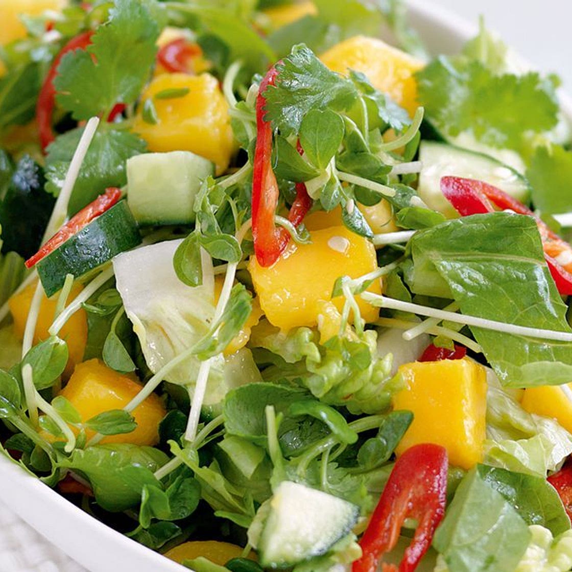 Mango and chilli chopped salad