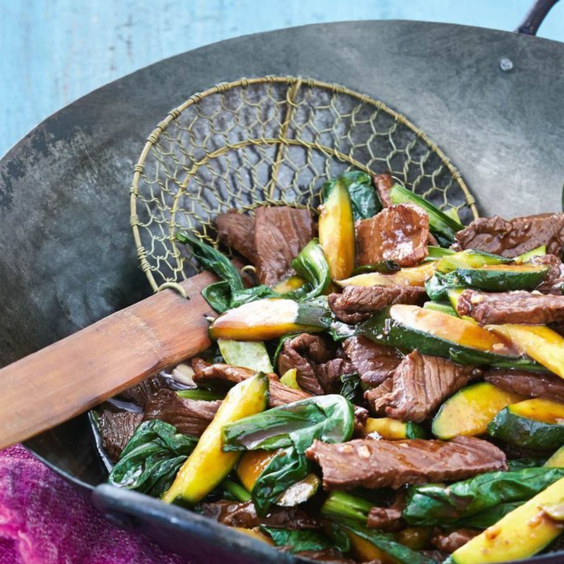Beef and oyster sauce stir-fry