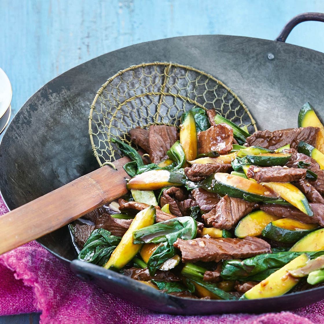 Beef and oyster sauce stir-fry