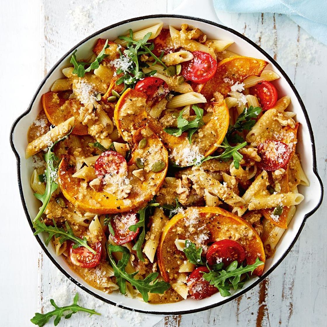 Roasted pumpkin pasta recipe