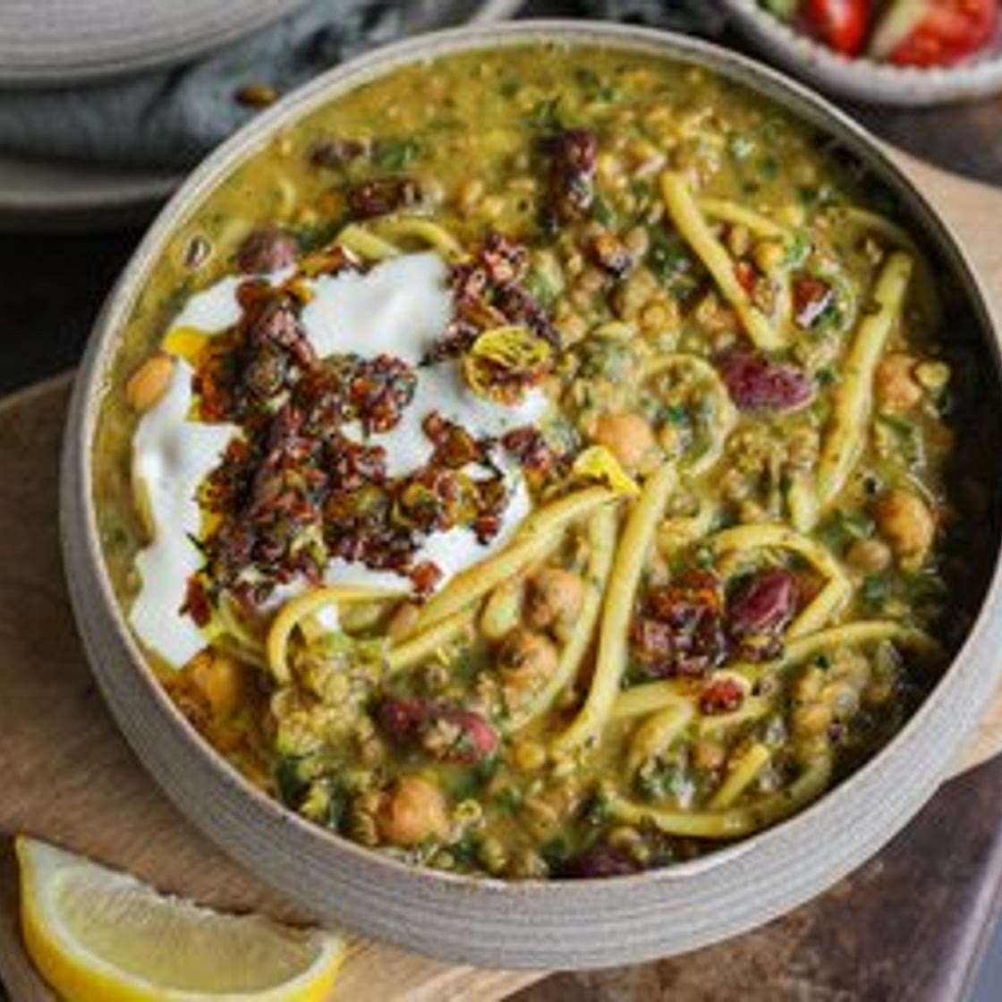 Aush - Bean & Noodle Soup