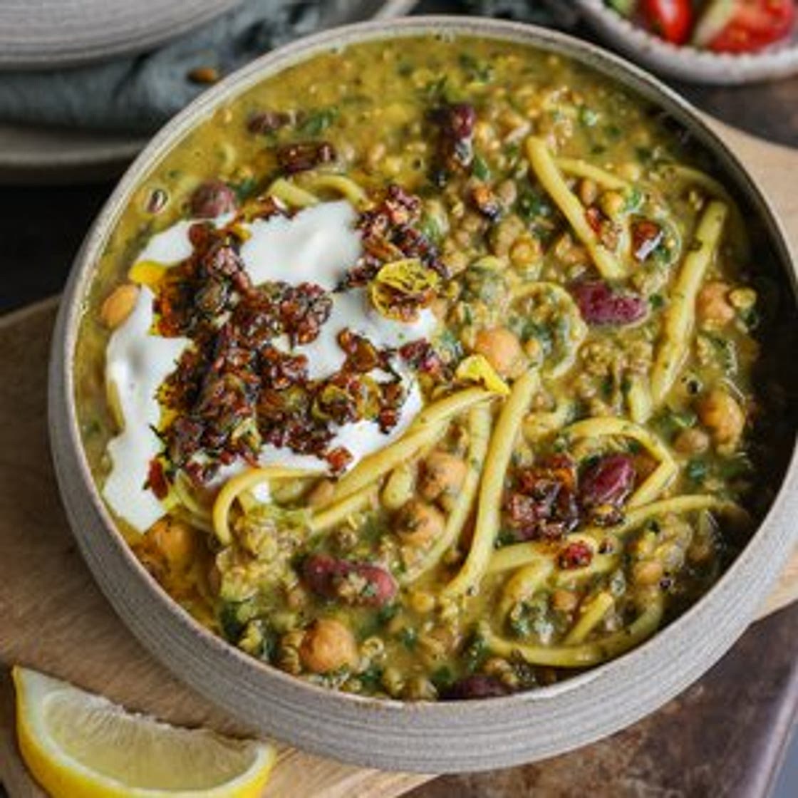 Aush - Bean & Noodle Soup