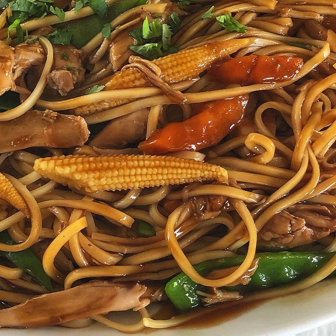 Slow cooker chicken chow mein recipe