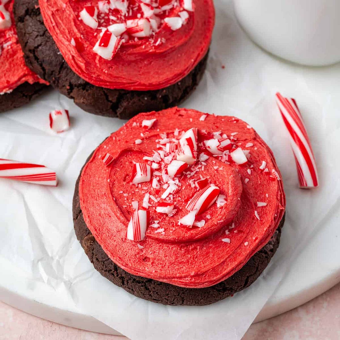Double Chocolate Peppermint Cookies