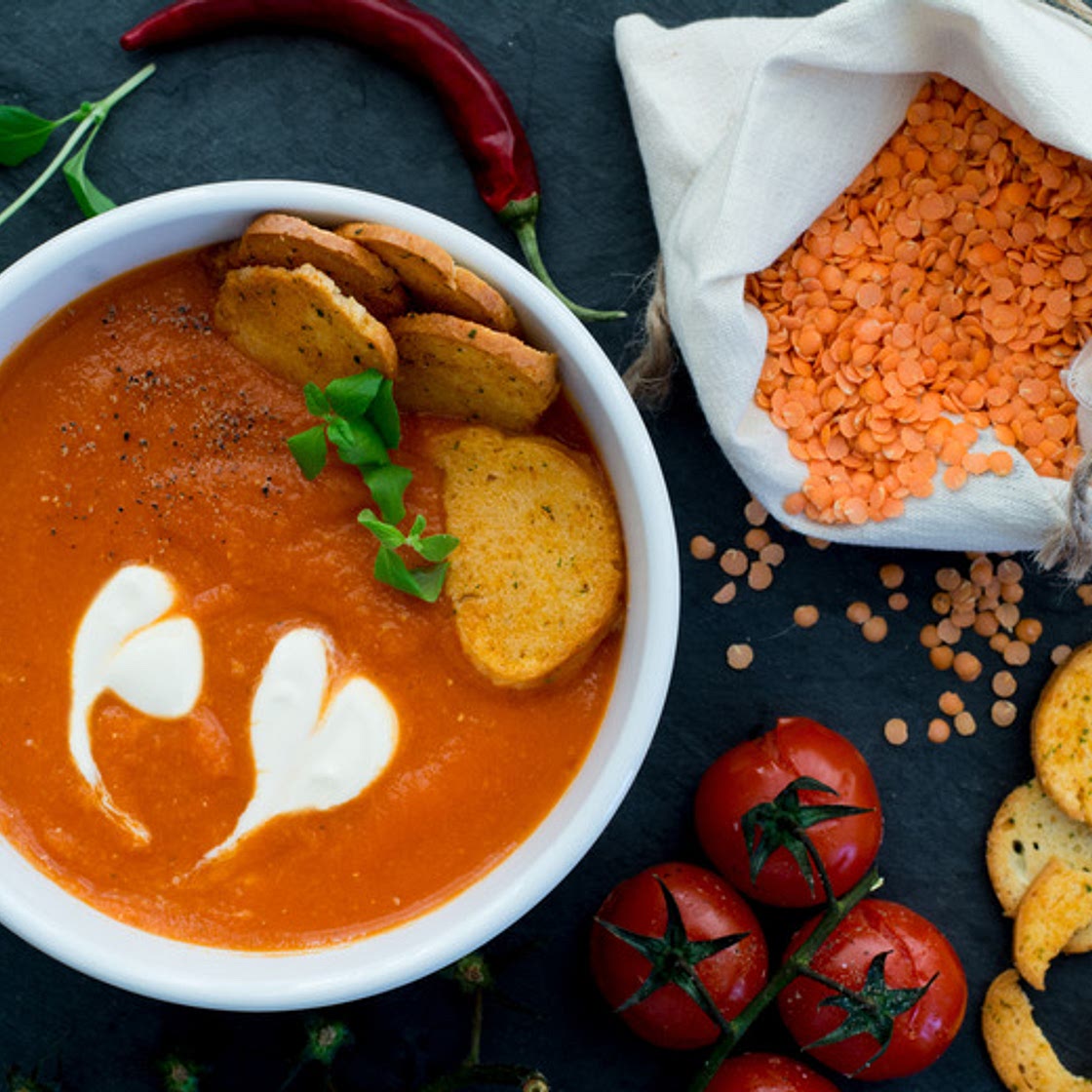 This Red Lentil Coconut Soup is Easy and Delicious