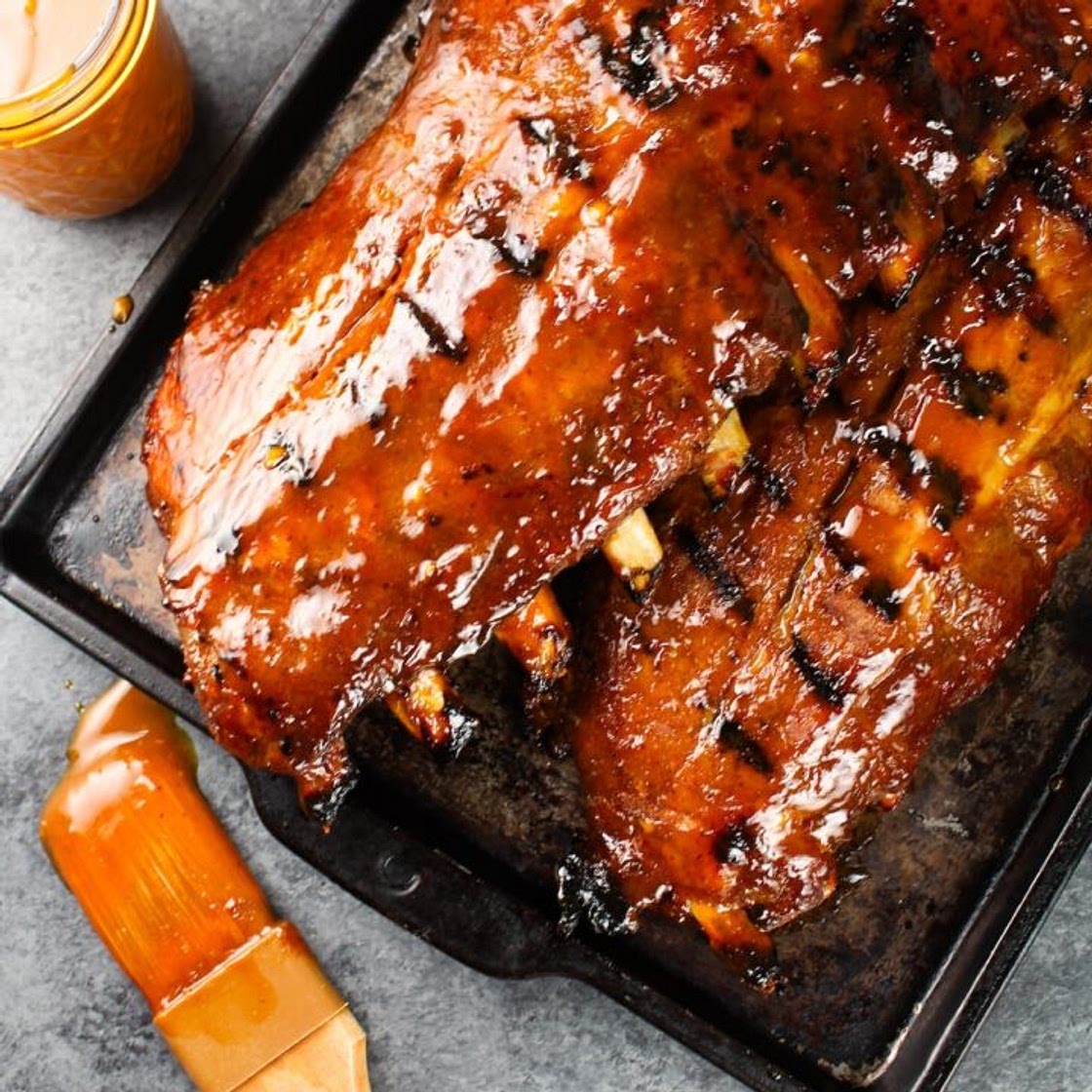 BBQ Baby Back Ribs with "Secret Sauce"