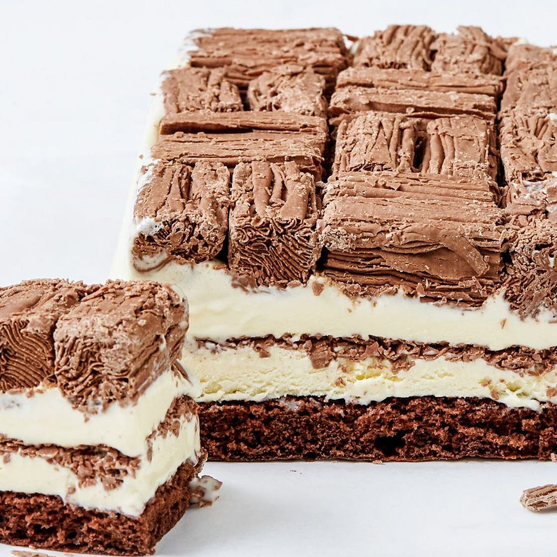 Flake ice-cream cake recipe