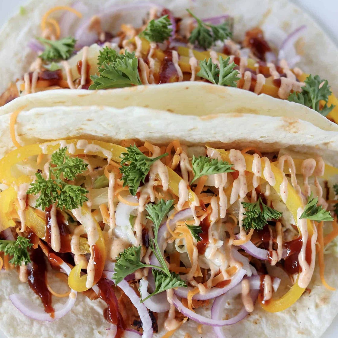 Chipotle Pineapple Chicken Tacos