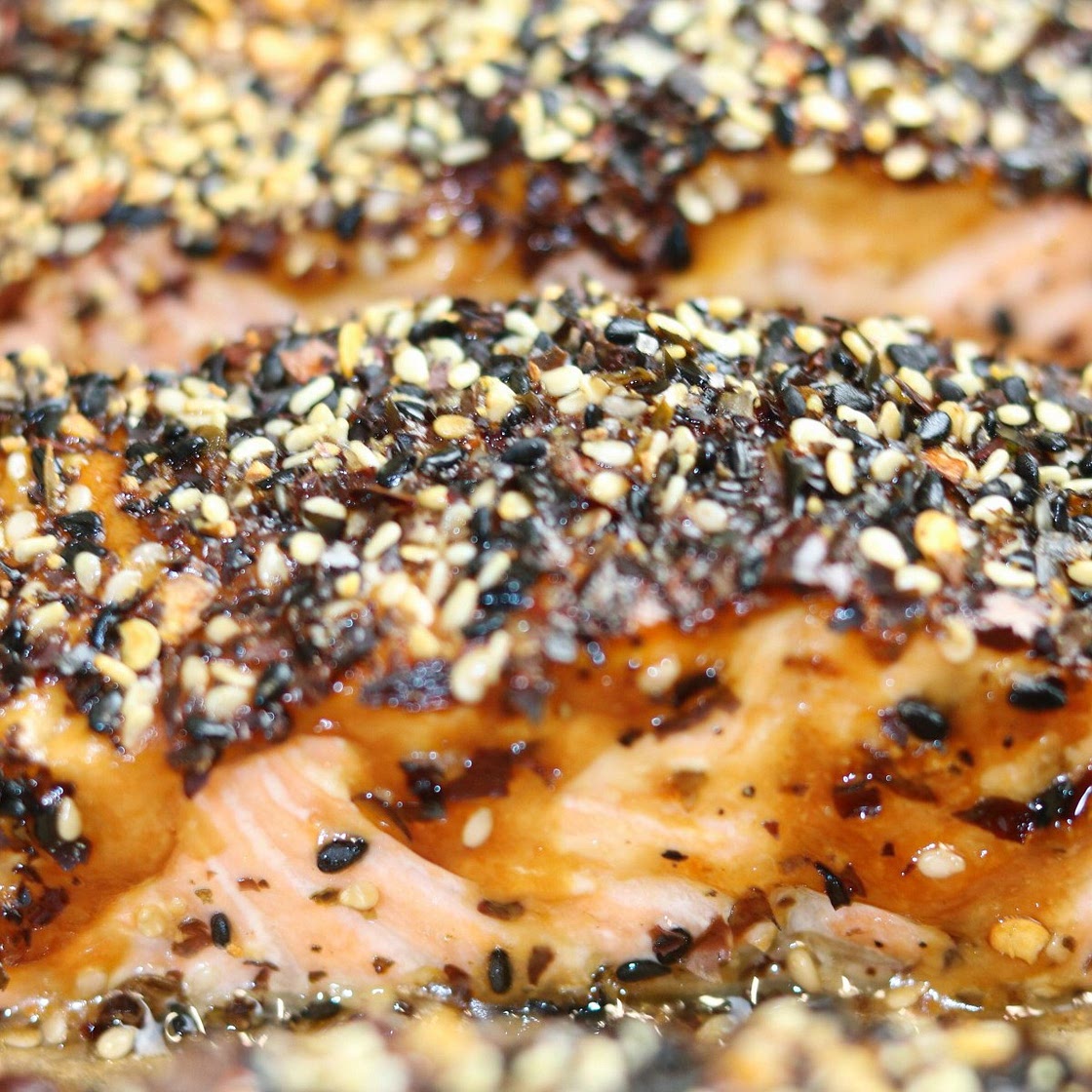 Air Fryer Furikake Salmon