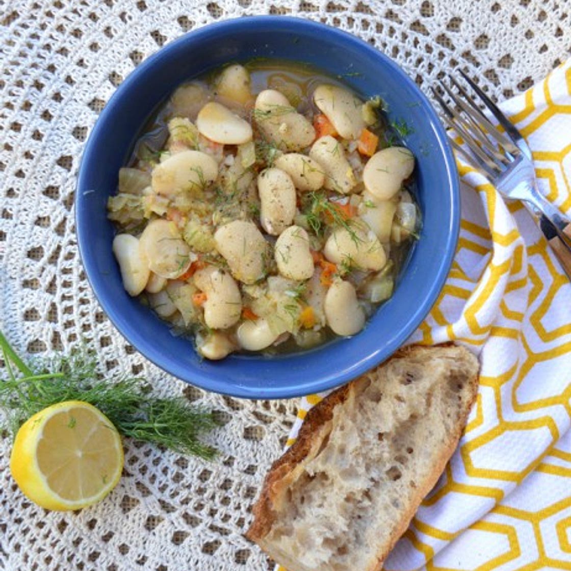 Greek Stewed Lima Beans – Vegan Under Pressure