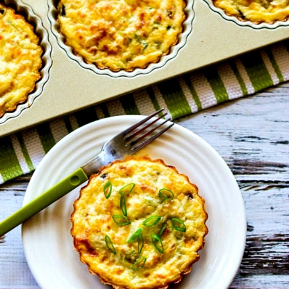 Crustless Breakfast Tarts with Mushrooms
