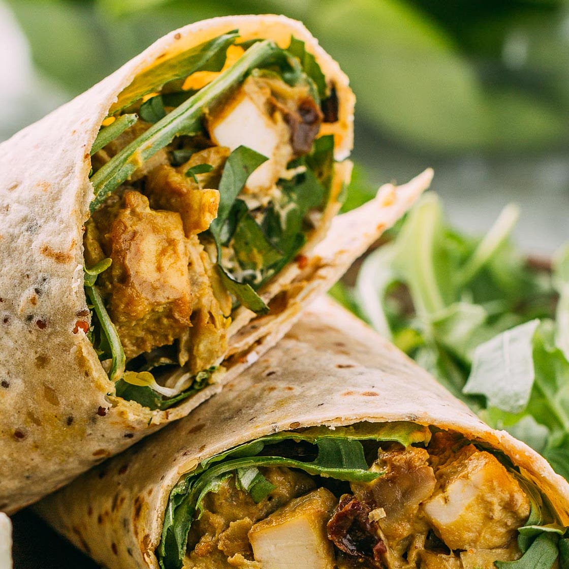 Coconut Curry Salad Wrap VEEG