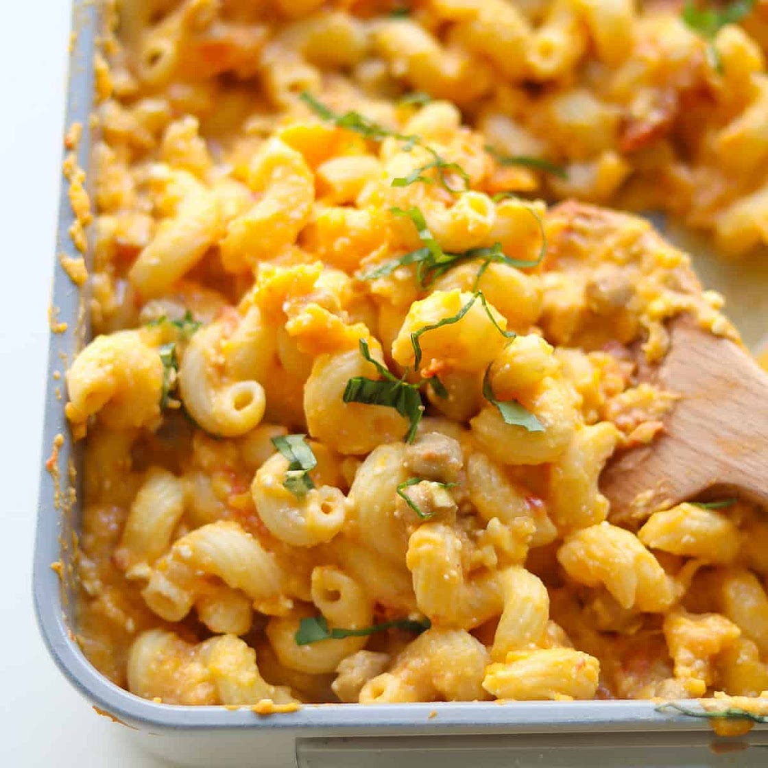 Butternut Squash Feta Pasta