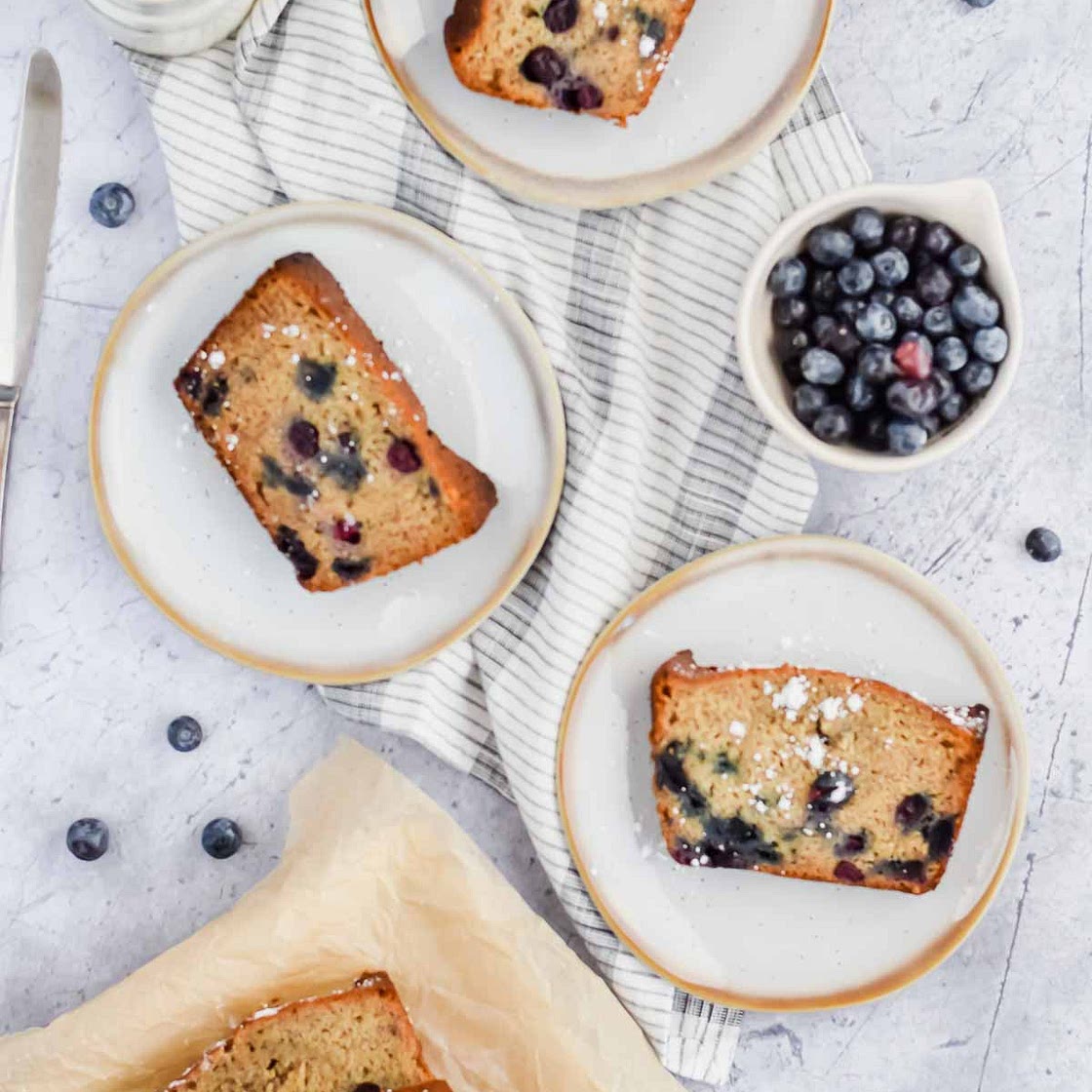 Moist Blueberry Banana Bread