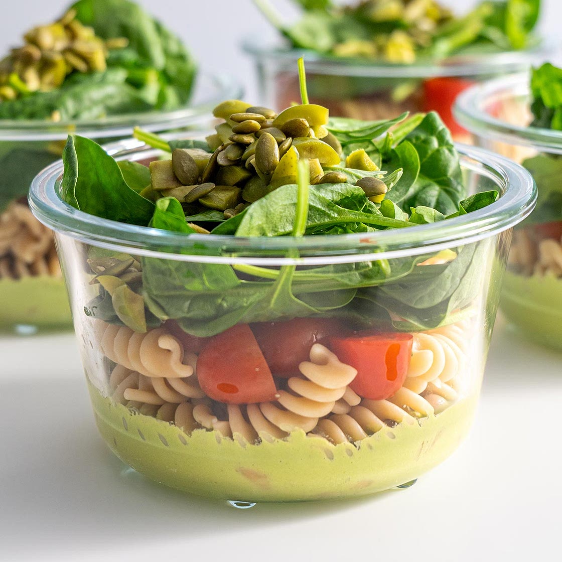 Creamy Pistachio Pesto Pasta Salad