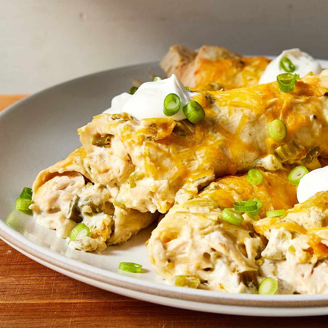 Creamy Chicken Enchiladas