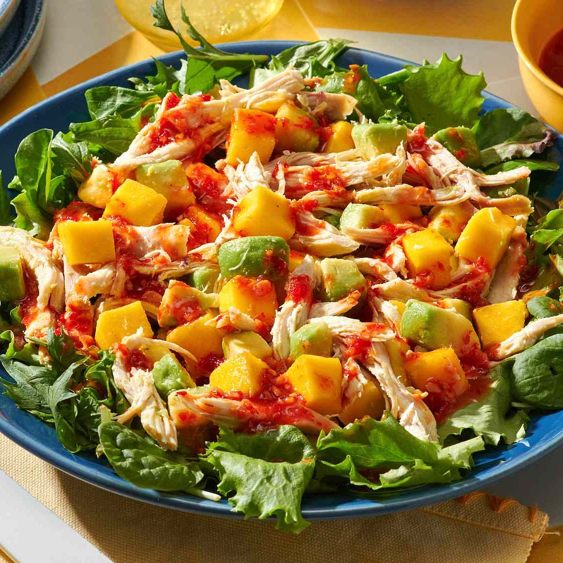 Chicken, Avocado and Mango Salad