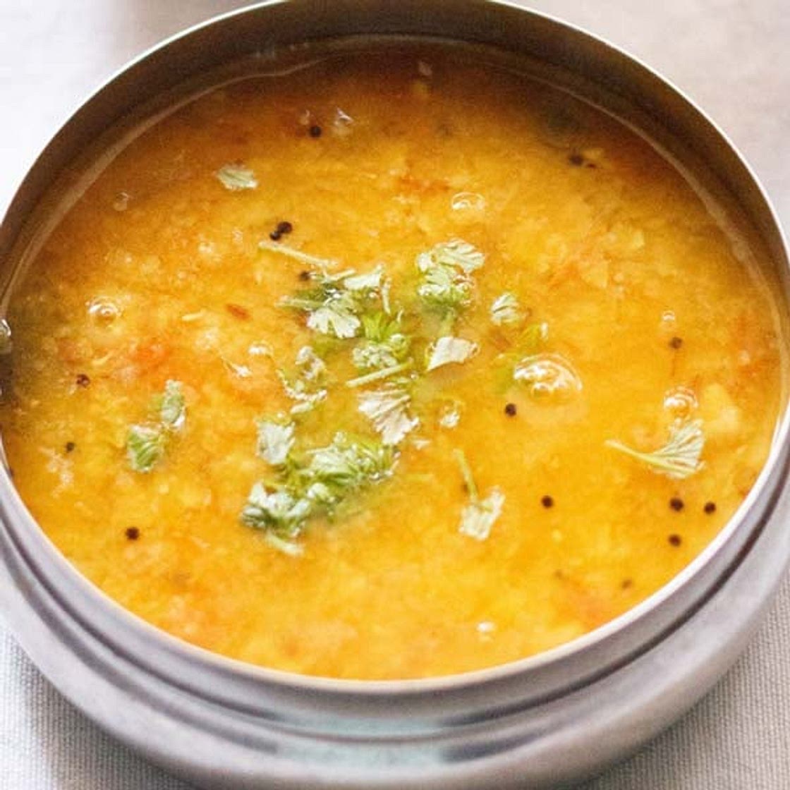 Tomato Pappu (Andhra Dal With Tomatoes)