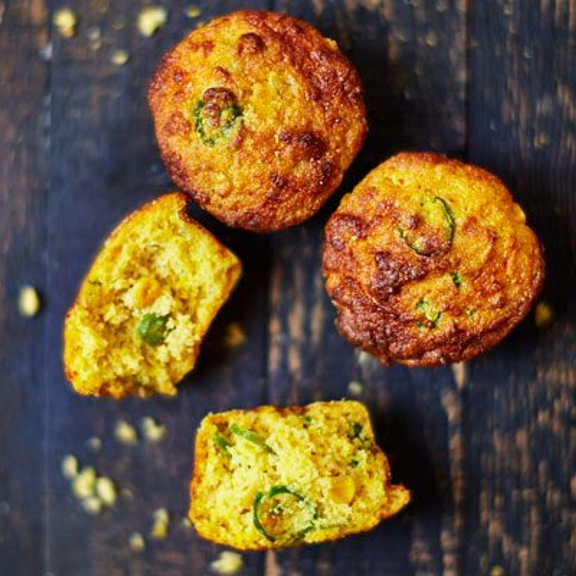 Jalapeño & cheddar corn rolls