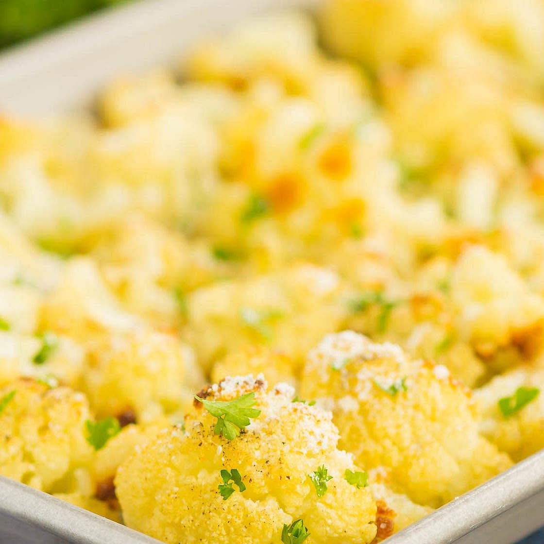 Roasted Garlic Cauliflower(After 3rd Week)