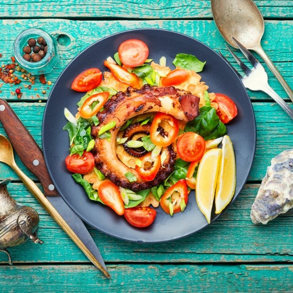 Spanish Grilled Octopus Salad