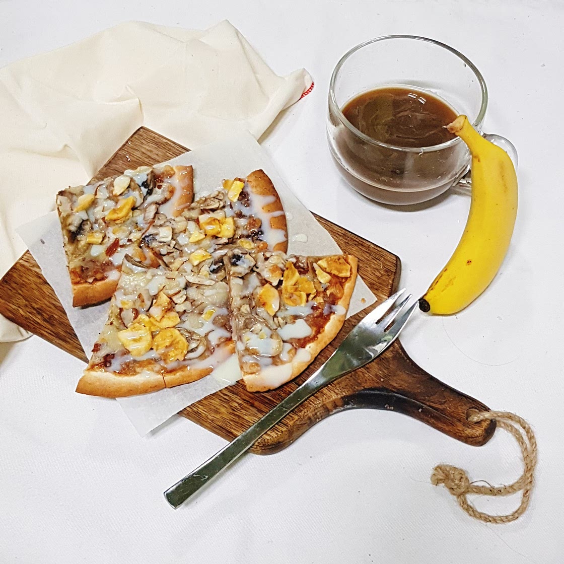 <노오븐> 바삭바삭 달콤한 간식 바나나 또띠아 만들기