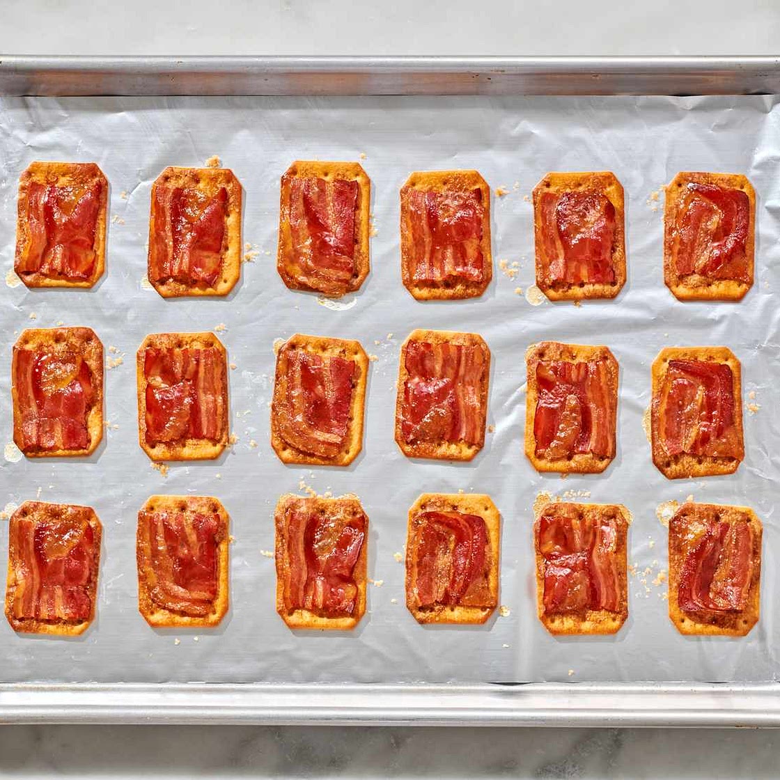 Sweet Bacon Crackers