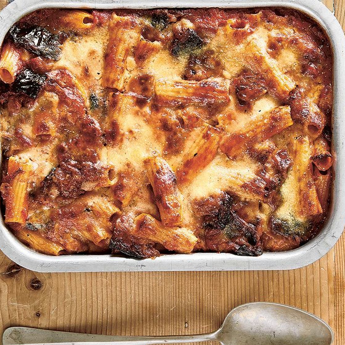 Baked pasta alla parmigiana