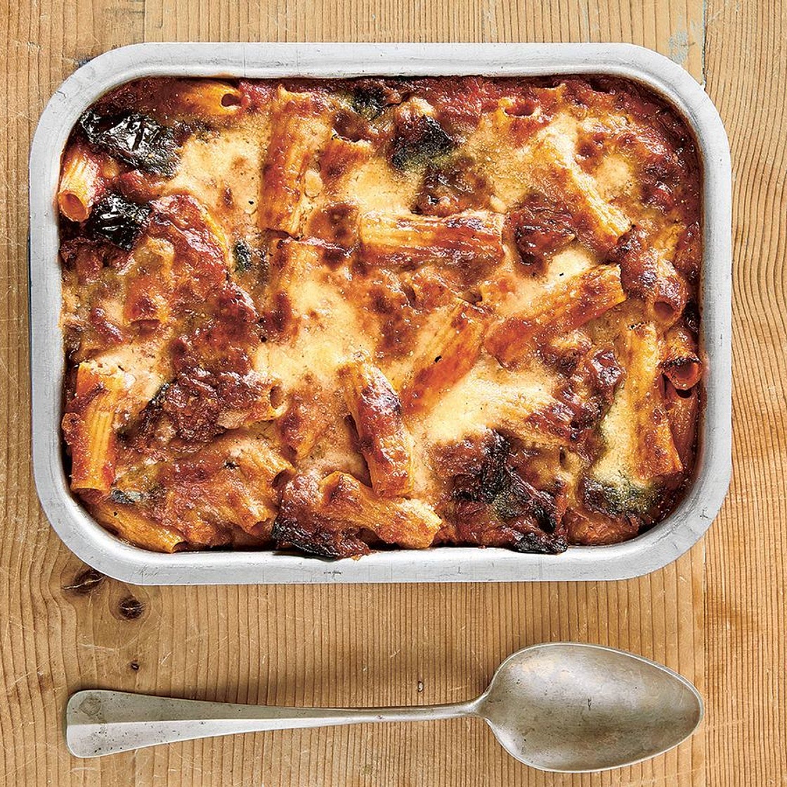 Baked pasta alla parmigiana