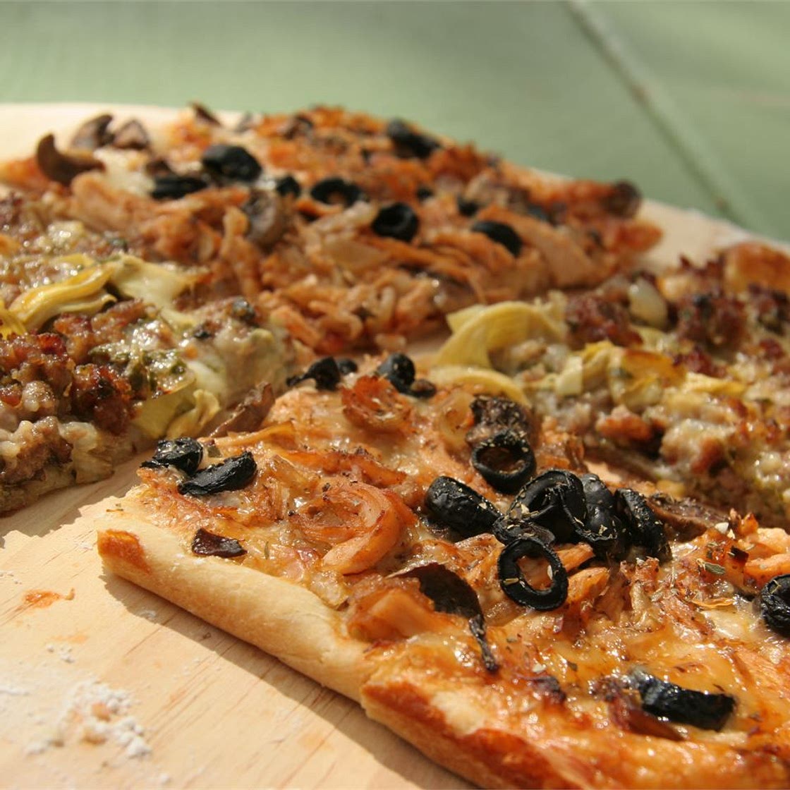 Vegetable Pizza Squares