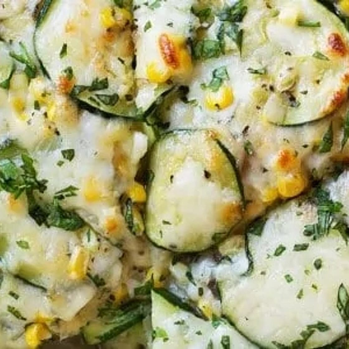 Tarte aux courgettes et maïs