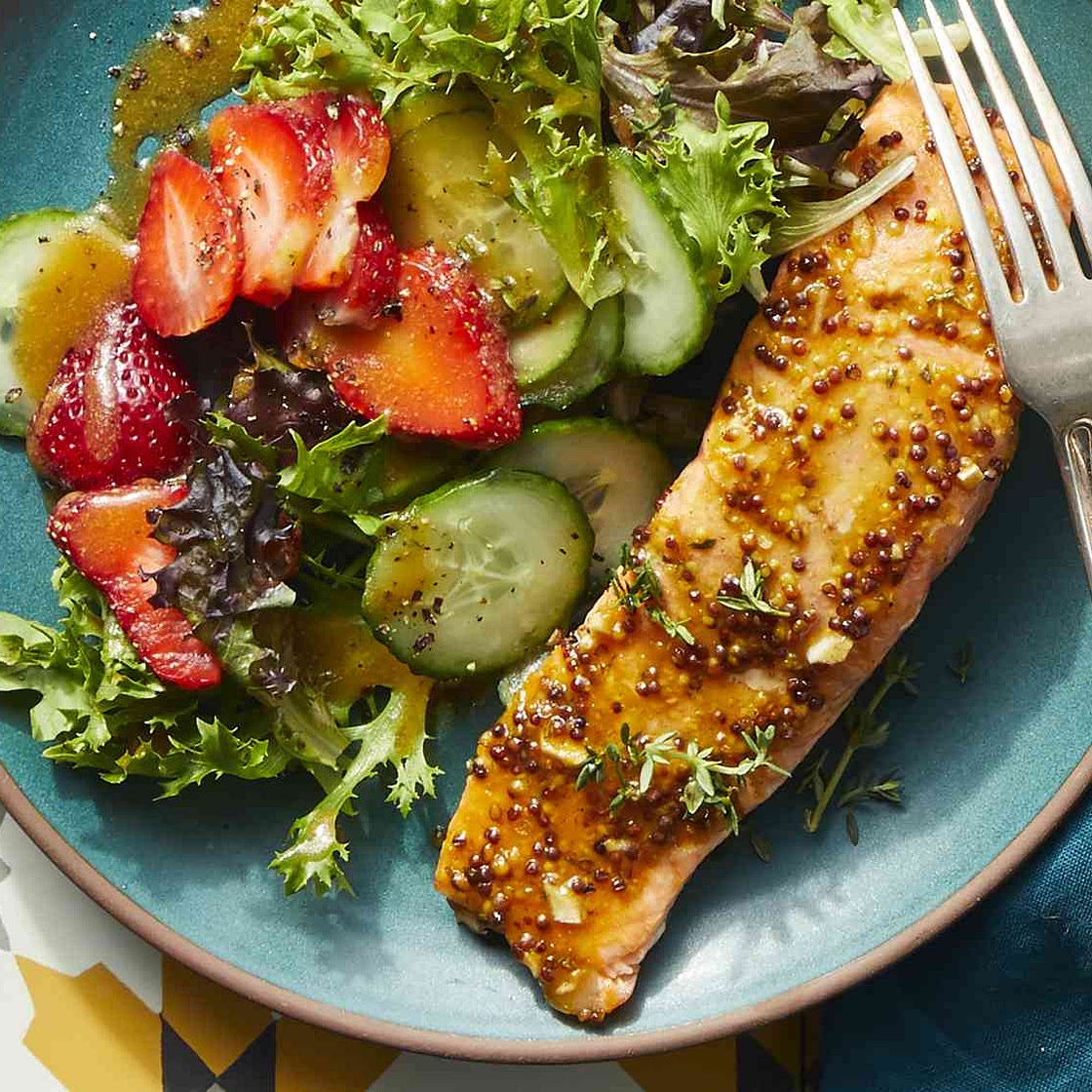 Maple Mustard Salmon