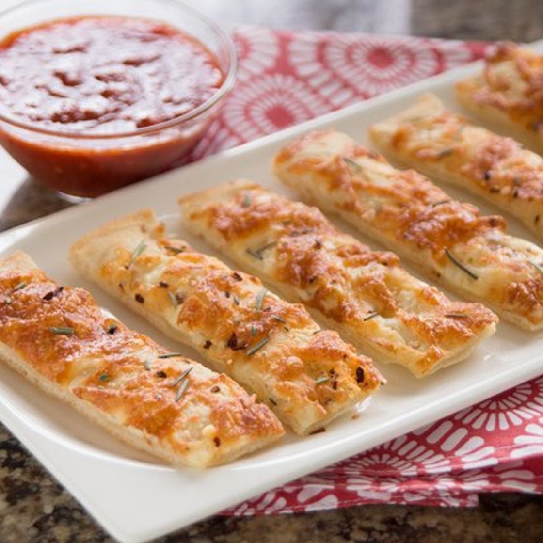 Cheesy Bread Strips