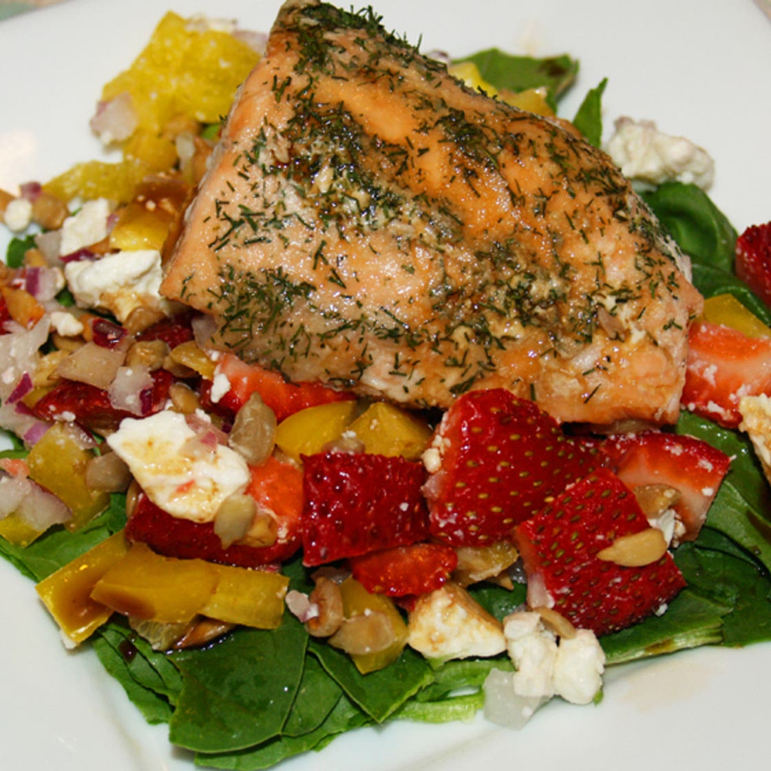 Colorful Salmon Salad