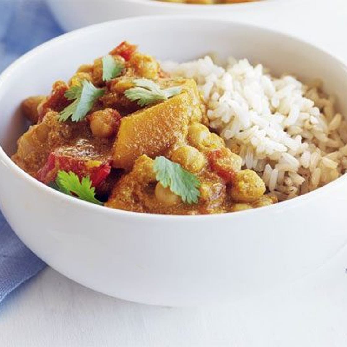Indian butternut squash curry