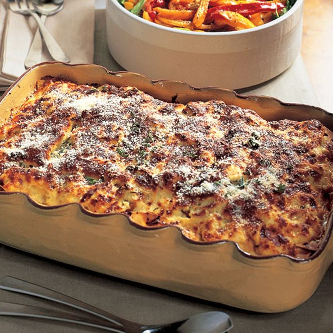 Butternut Squash and Mushroom Lasagna
