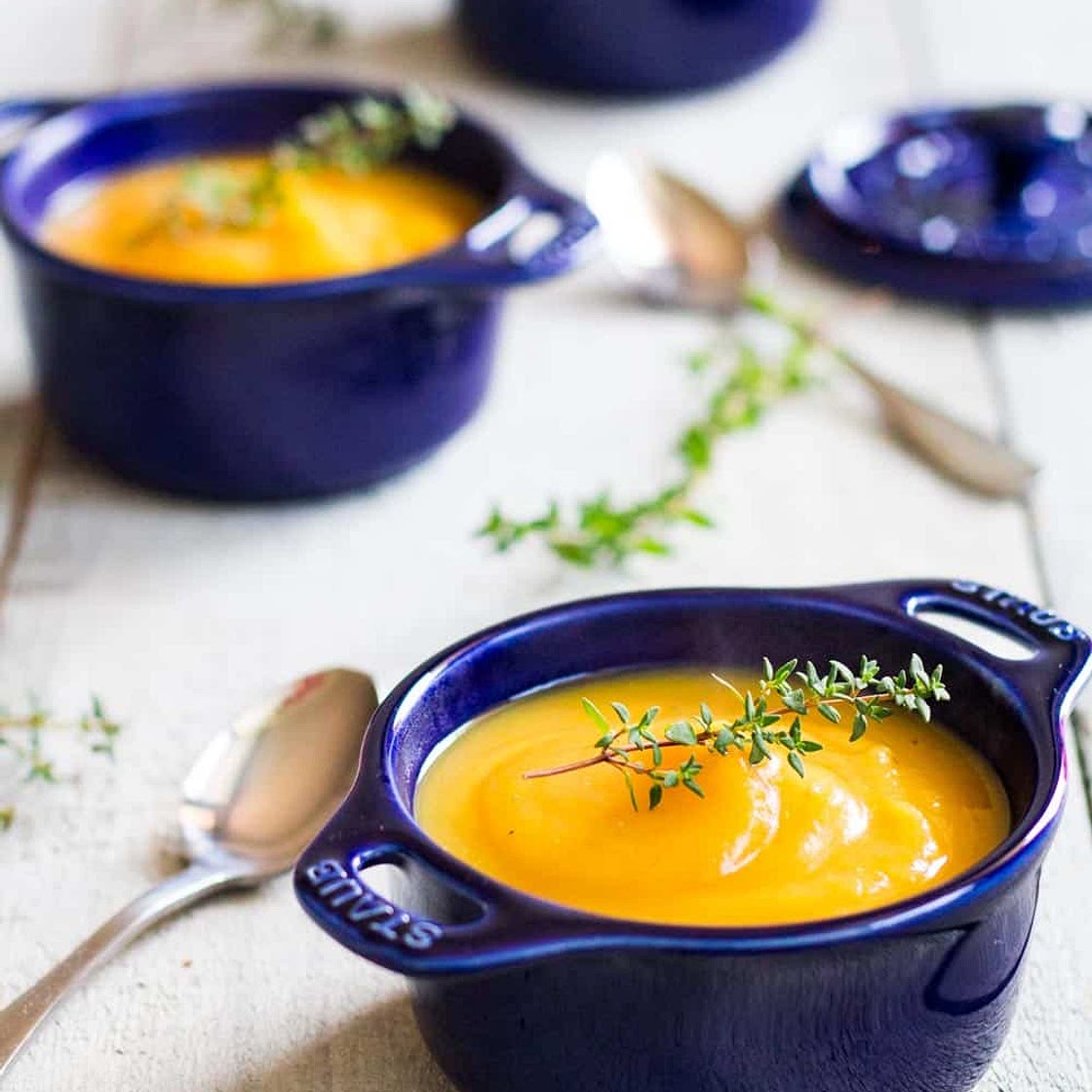 Roasted Garlic Butternut Squash Soup
