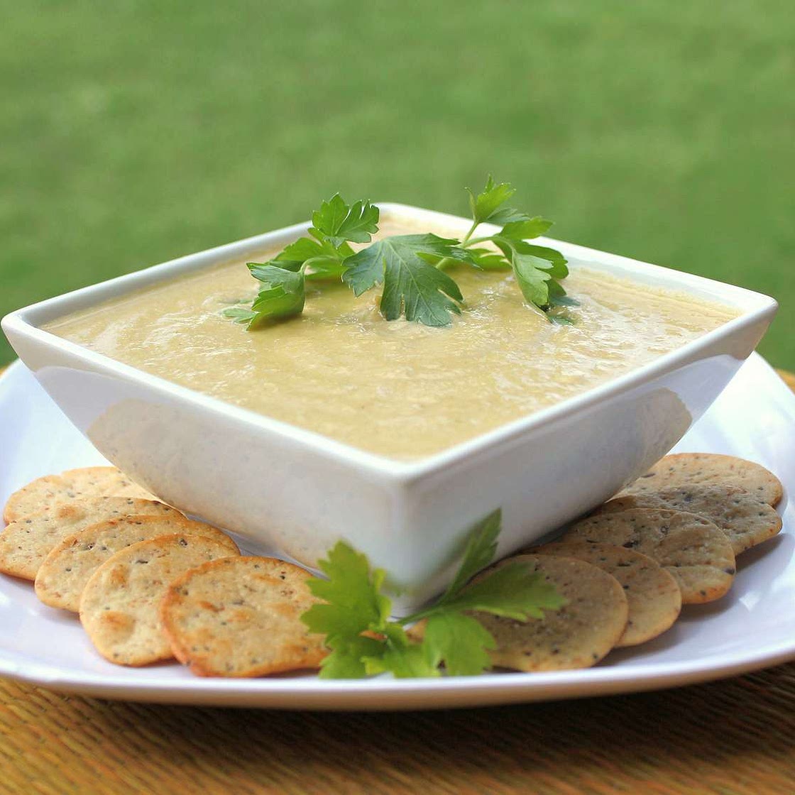 Low Carb Cauliflower Leek Soup
