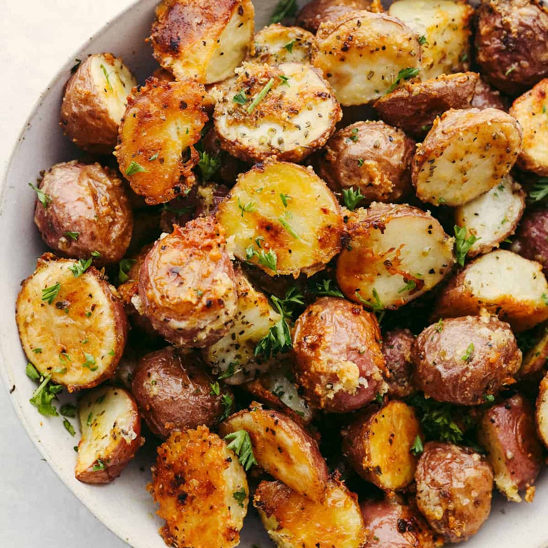 Parmesan Garlic Roasted Potatoes