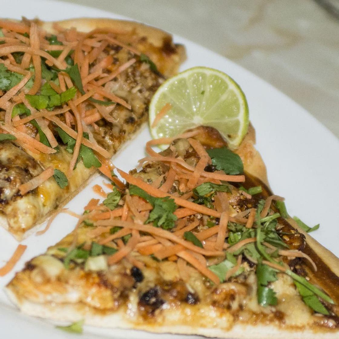 Gourmet Thai Chicken Pizza