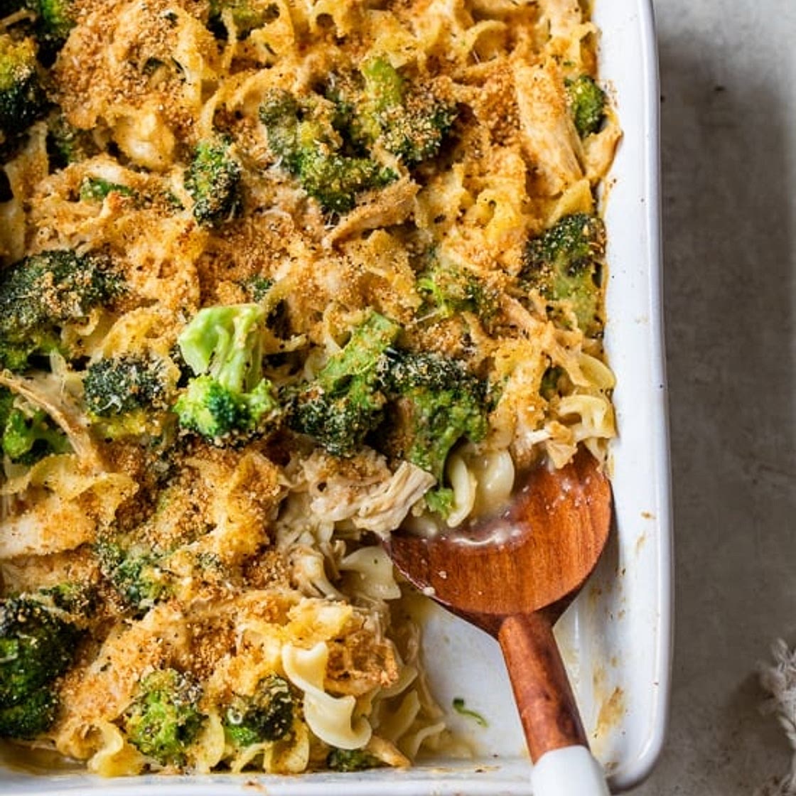 Chicken and Broccoli Noodle Casserole