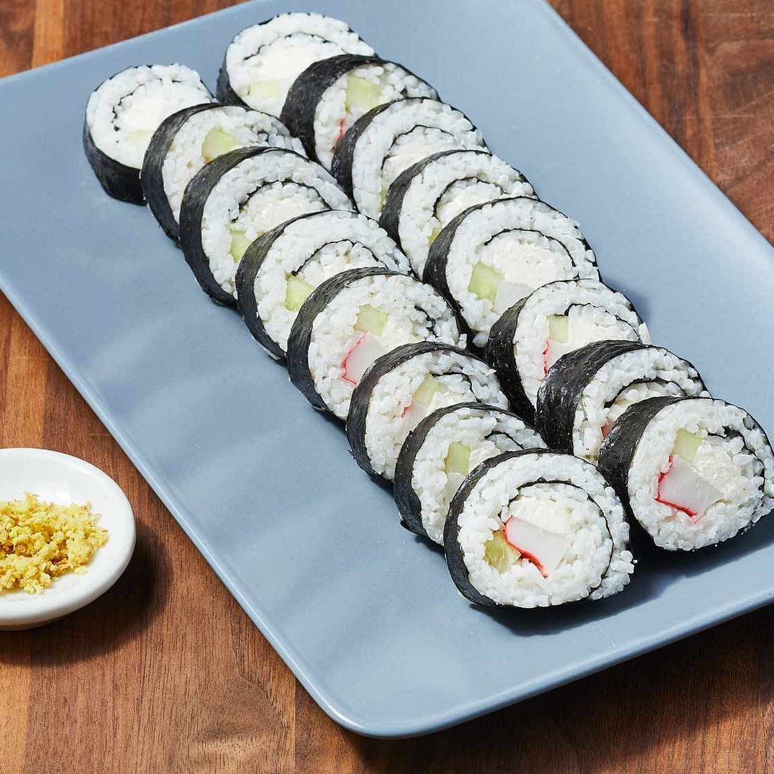 Cream Cheese and Crab Sushi Rolls