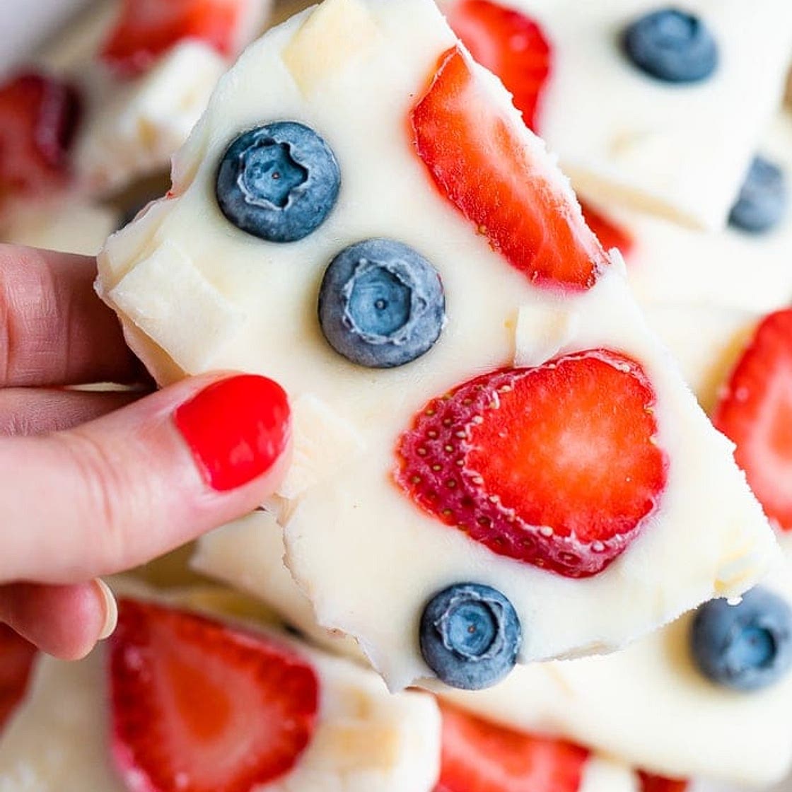 Frozen Yogurt Bark